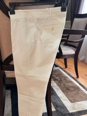Talbots White Ankle Crop Pants. New!!!